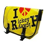 Rickey&Hickey(リッキー＆ヒッキー)エナメルロゴデザインメッセンジャーバッグ
