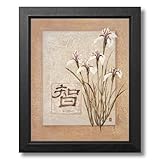 Wisdom Asian Feng Shui Flower Floral Home Decor Wall Picture Framed Art Print