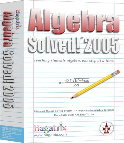 Algebra Solved! 2005