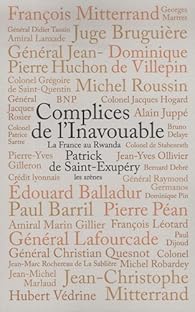 Complices De L Inavouable La France Au Rwanda Babelio Complices De L Inavouable La France Au Rwanda Babelio
