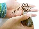 Beachcombers! 1/2oz Soft Squeeze Henna Tattoo Paste Applicator Bottle With Fine Metal Tip