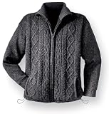 Charcoal Aran Jacket
