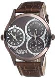 Akribos XXIV Men's AKG202-BR 'Quasar' Dual-Time Watch