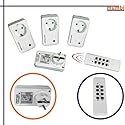 1000W Funksteckdosen Set - 4 x Funksteckdose und 1x Fernbedienung - Plug & Play - 1000 Watt - CS / GS