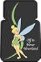 Tinker Bell Off To Never Neverland Universal-Fit Molded Front Floor Mat - Set of 2