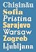 Leap Into the City: Chisinau, Sofia, Pristina, Sarajevo, Warsaw, Zagreb, Ljubljana: Cultural Positions, Political Conditions: Seven Scenes from Europe