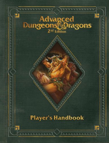 Premium 2nd Edition Advanced Dungeons & Dragons Player's Handbook (D&D Core Rulebook), by Wizards RPG Team