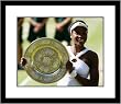 Venus Williams Tennis Framed 8x10 Photograph 2008 Wimbledon with Trophy