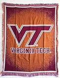 Virginia Tech Hokies NCAA Triple Woven Jacquard Throw (019 Focus) (48x60)