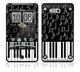 I Love Piano Protective Skin Cover Decal Sticker for HTC Aria Cell Phone