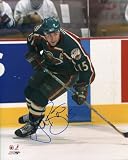 Andrew Brunette Autographed/Hand Signed Minnesota Wild Green Jersey 8x10 Photo
