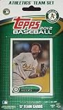 2012 Topps Oakland Athletics Factory Sealed Special Edition 17 Card Team Set; Cards Are Numbered OAK1 Through OAK17 and Are Not Available in Packs. Players Included Are Coco Crisp, Dallas Braden, Kurt Suzuki, Brandon Mccarthy, Rich Harden and Others Plus a Stadium Card of Oakland-alameda County Coliseum