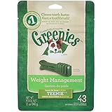 GREENIES Weight Management Dental Chews TEENIE Dog Treats - 12 oz. 43 Count