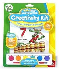 My First LeapPad Desk Creativity Kit: Count & Paint Numbers
