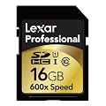 Lexar Professional 600X SDHC Secure Digital Class 10 UHS-I 16GB 16384 MB