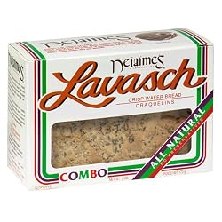 Nejaime's Lavasch Multiseed, Restaurant Style 5.5 ounce Boxes (Pack of 6)