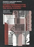 Budnick's Applied Mathematics for Business, Economics and Social Sciences
