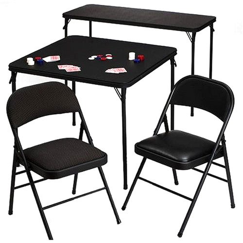 Folding Table - Black (34 x 34in) 