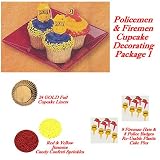 Policemen Cakes Cupcakes - Do-It-Yourself Cupcake Pkg. 1 SAVE $1.63