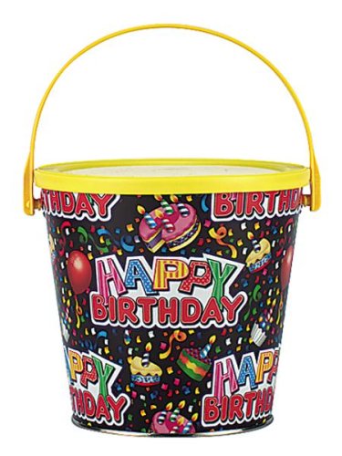 2 lb Bavarian Style Cinnamon Roasted Cashews Tin - Birthday Wishes by Catoctin Kettle Korn