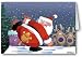 Angry Cat Christmas Card - Funny
