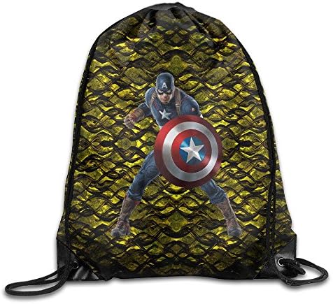 Bonjourina Fighter Game On Drawstring Backpack Knapsack Bag