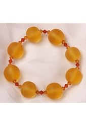 Bracelet, Stretch Style - Crystal and Resin Beads