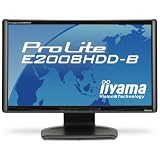 iiyama 20インチワイド液晶ディスプレイ 1600×900(HD+)対応 2系統入力装備 マーベルブラック PLE2008HDD-B1
