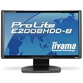 Iiyama ProLite E2008HDD-B1 51 cm (20 Zoll) TFT Monitor (DVI-D, VGA, 2ms Reaktionszeit)