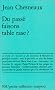 Du pass� faisons table rase ?