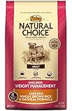 NATURAL CHOICE Small Breed Adult Weight Management Chicken, Whole Brown Rice and Oatmeal Formula - 4 lbs. (1.81 kg)