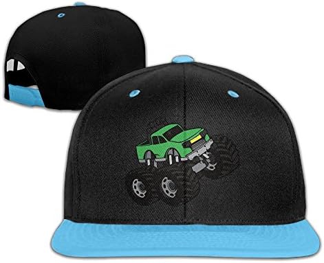 HIPOP Monster Truck Clip Art Pictures Contrast Color Hip Hop Baseball Cap With RoyalBlue For Youth