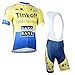 2014 Outdoor Sports Pro Team Men's Short Sleeve Saxo Bank Tinkoff Cycling Jersey and Bib Shorts Set