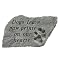 Dogs Leave Paw Prints Garden Stone