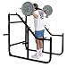 The Champion Step Squat Rack offers a safe and effective way to perform quarter, half and full squats. The Champion Step Squat Rack incrementally increases barbell height for a full range of exercises at different levels. This fitness equipment features a handsome and durable black powder coated finish.
