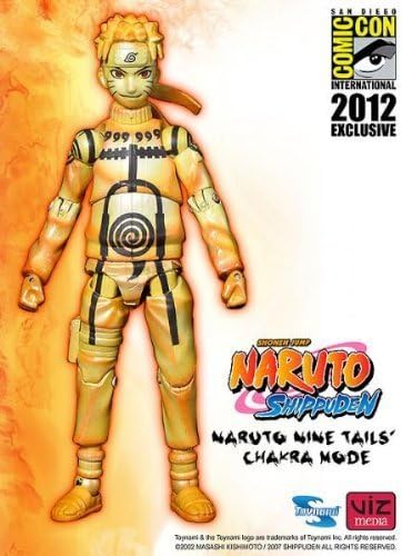 SDCC2012 NARUTO Naruto Toynami Toinami made ??Uzumaki Naruto Kyuubi chakra mode Action Figures by Toinami