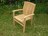 51FWQKuFchL. SL160  Executive Teak Stacking Chair