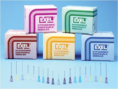 Kitchen: Hypodermic Needles, Regular Bevel 22 ga x 3/4 in. needle