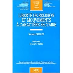 Libert� de religion et Mouvements � caract�res sectaire