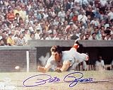 Pete Rose Cincinnati Reds - Heads First Slide - 8x10 Autographed Photograph