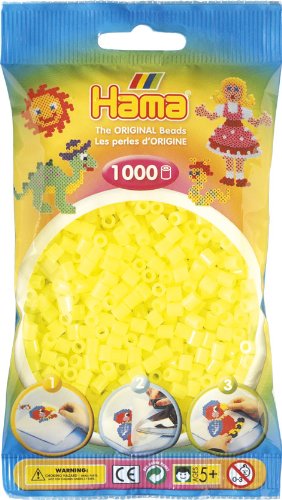 HAMA 207-39 - Perlen fluor-gelb, 1000 St&uuml;ck Preisvergleich