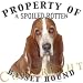 Basset Hound Mousepad Dog Mouse Pad Property Of