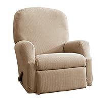 Stretch Rib Recliner Slipcover - Beach House Tan (M)