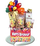 40th Birthday Party Ideas Gift Basket