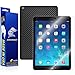 ArmorSuit MilitaryShield - Apple iPad Air Wi-Fi + LTE Screen Protector + Black Carbon Fiber Full Body Skin Protector / Front Anti-Bubble Ultra HD - Extreme Clarity & Touch Responsive Shield with Lifetime Free Replacements