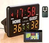 Portable Multisport Electronic Scoreboard with Remote Control