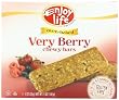 Enjoy Life Very Berry Chewy On The Go Bars, Gluten, Dairy & Nut Free, 5-Ounce Boxes (Pack of 6)