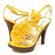 Wild Rose Rose04 Heels Yellow Patent
