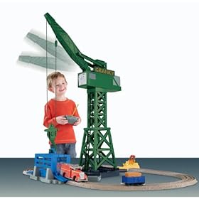  Thomas the Train: TrackMaster Cranky and Flynn Save the Day Playset