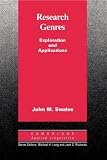 Research Genres: Explorations and Applications